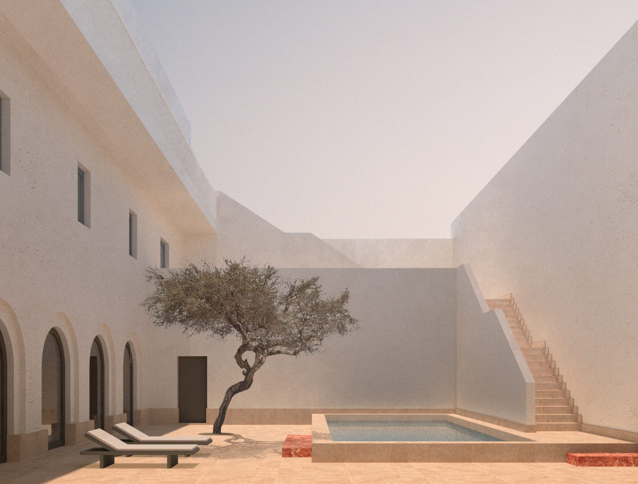 Hill Harvey-Wood - Residential Courtyard