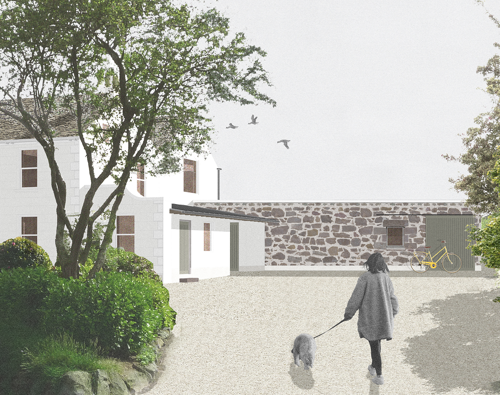 Hill Harvey-Wood - Ashleigh Grove Courtyard View